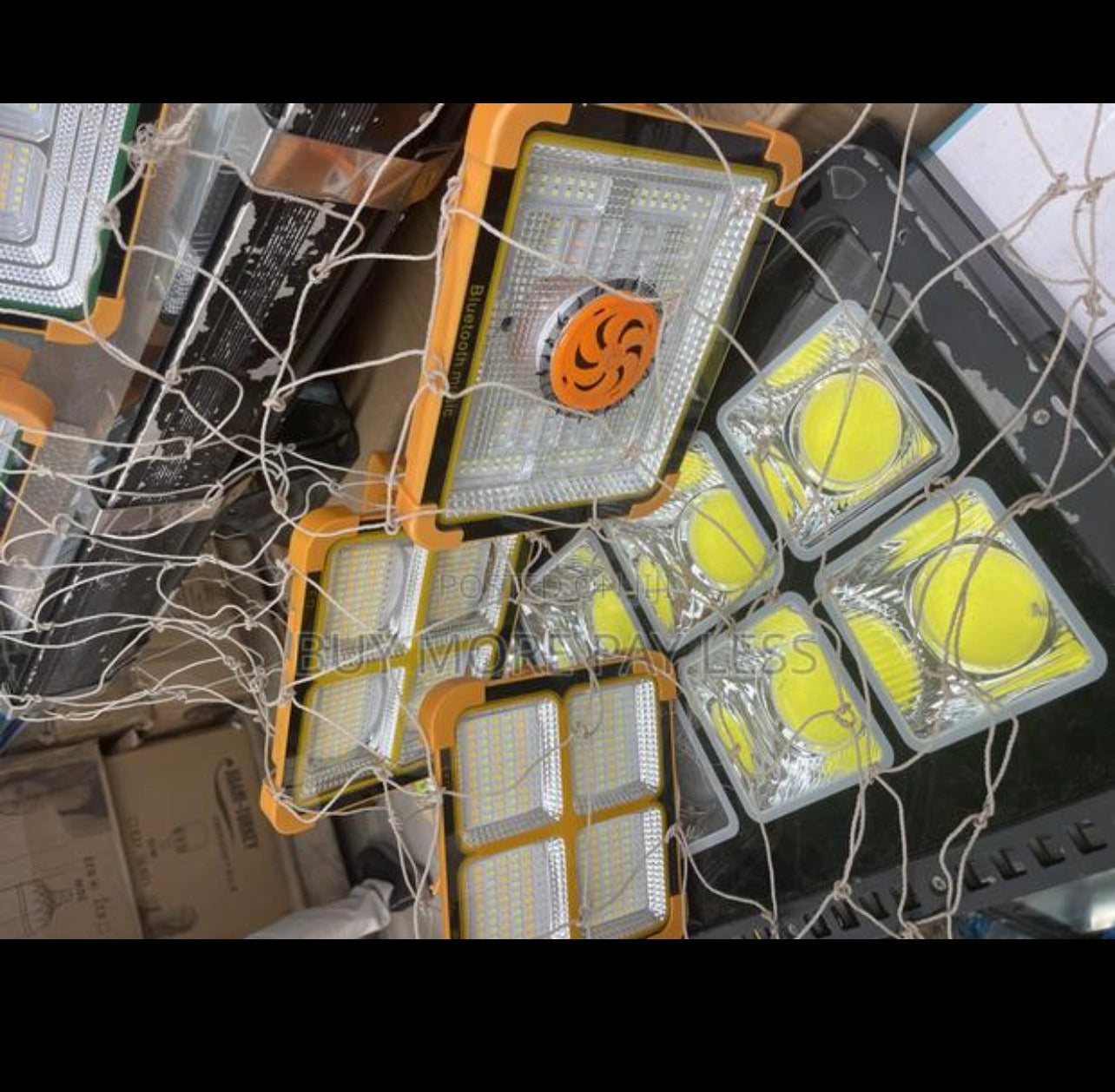 Solar floodlights and streetlights