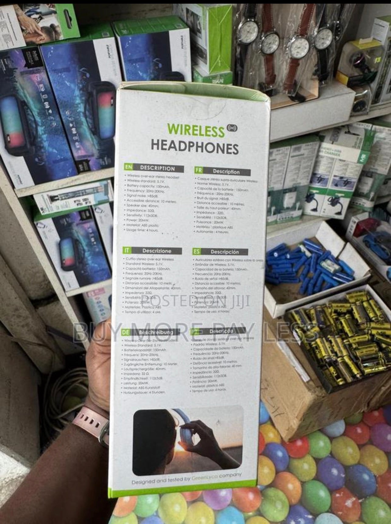 Green Luca headphones