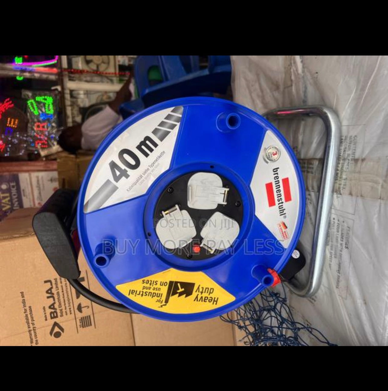 40m heavy duty extension cord reel