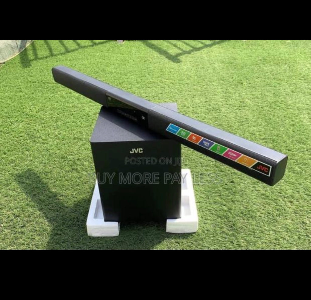 JVC soundbar and hoofer