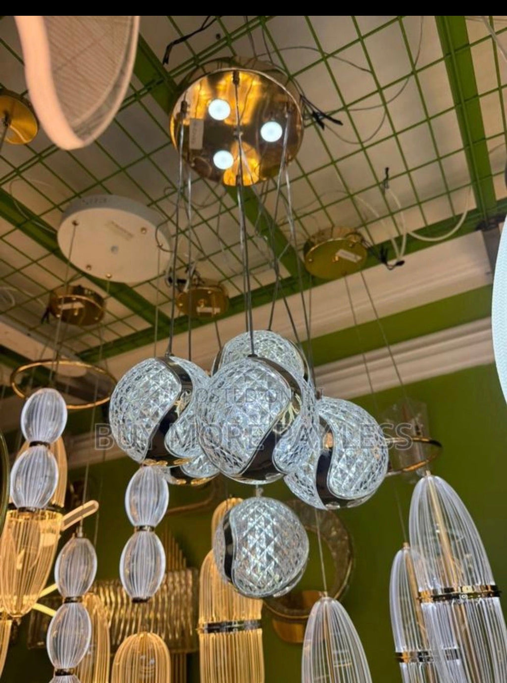 Modern crystal chandelier