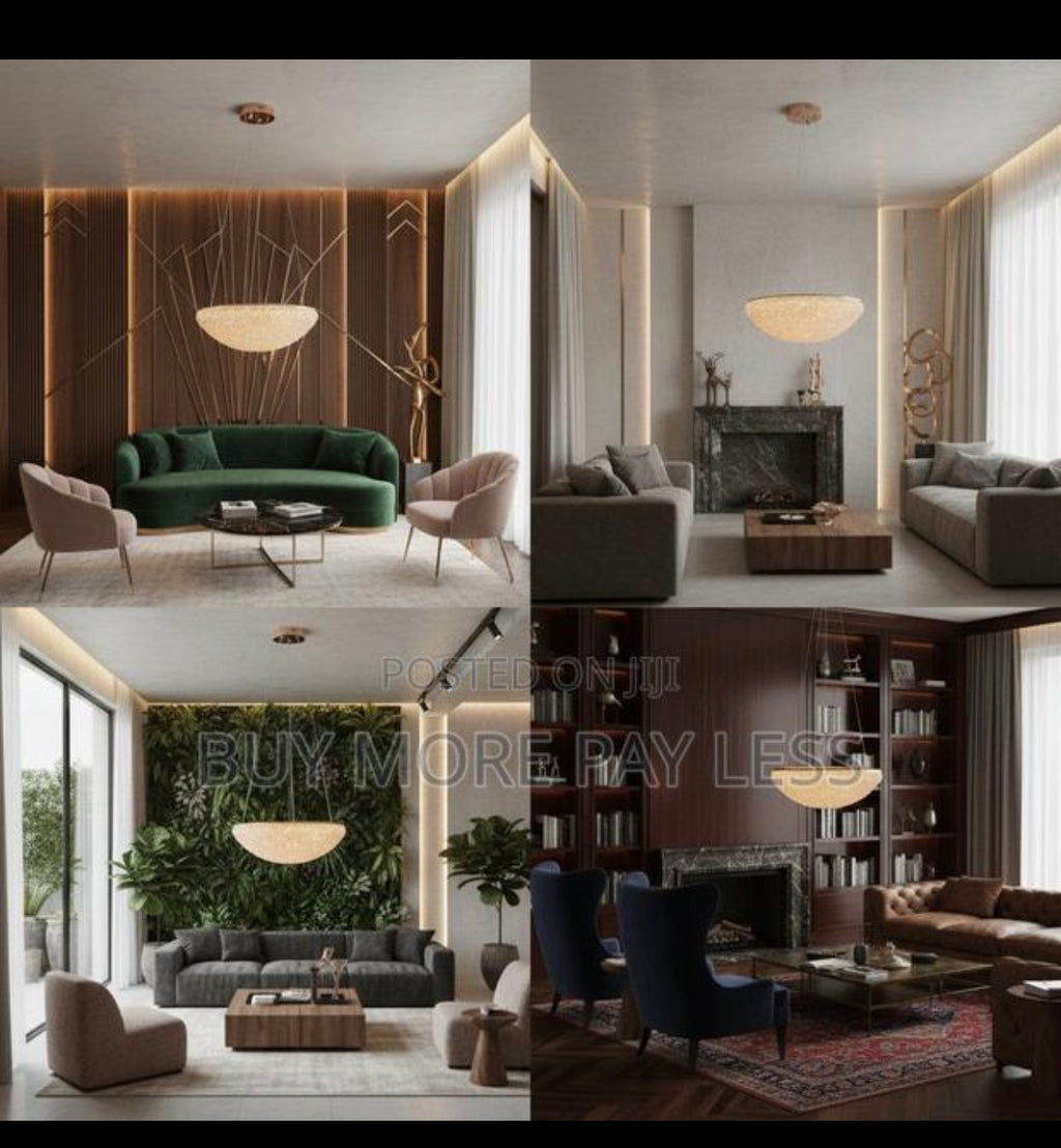 Crystal dome pendant LED chandelier