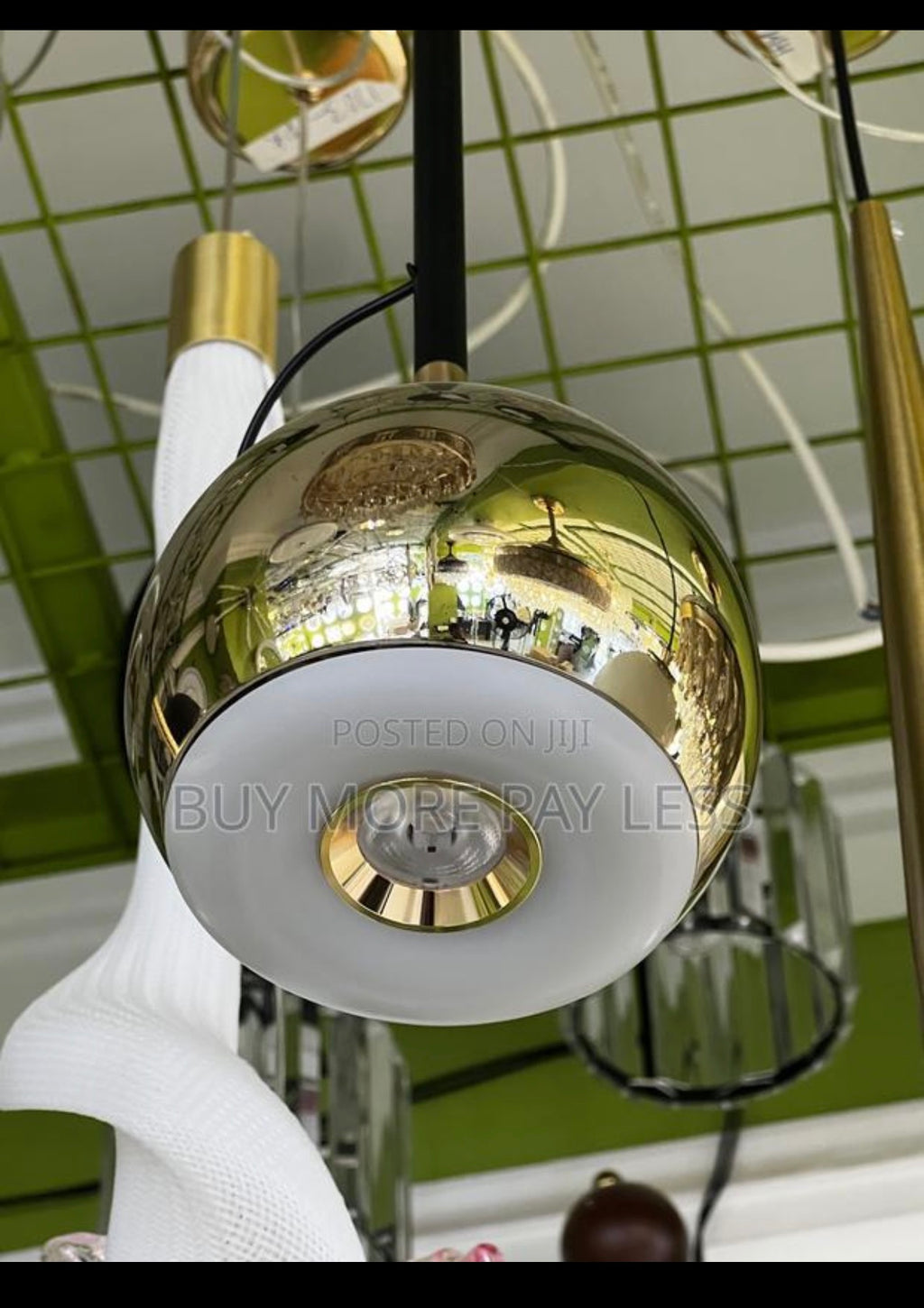 Gold Led pendant light