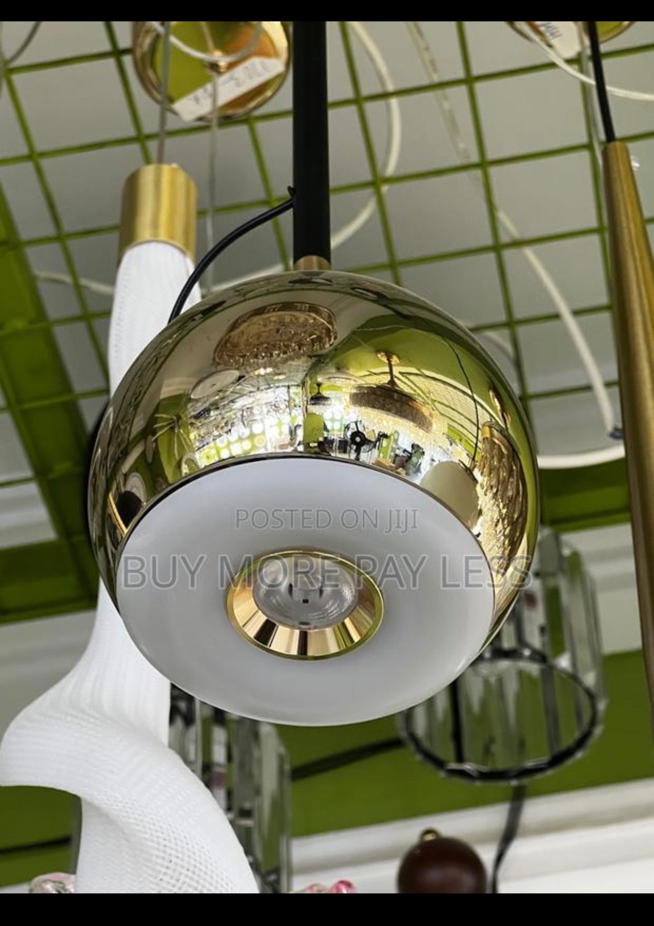 Gold Led pendant light