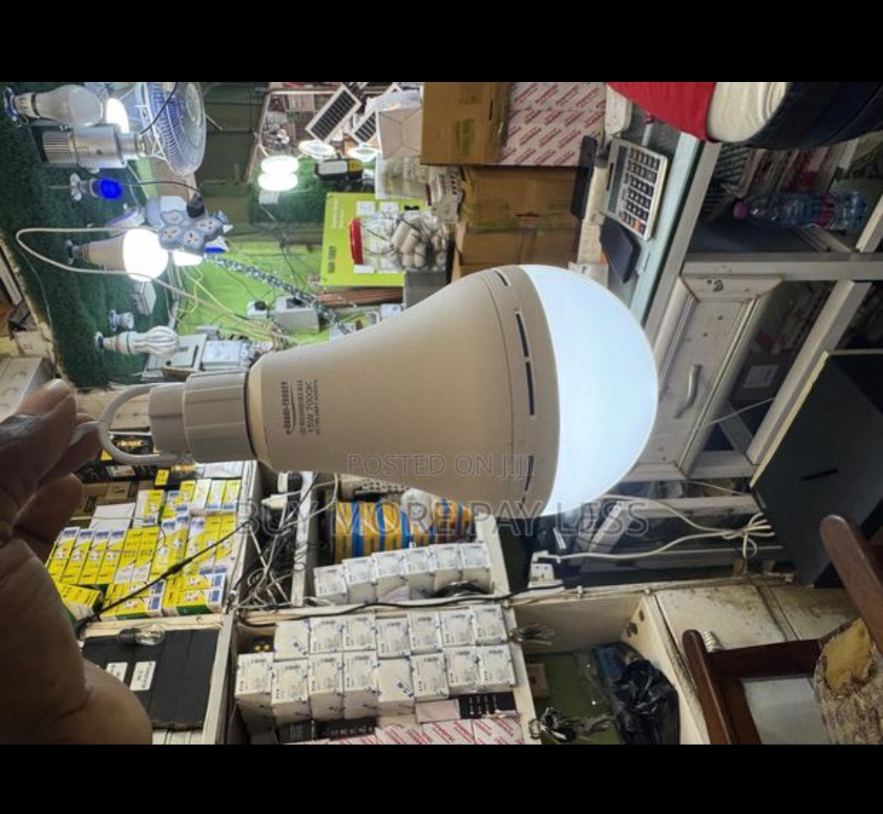 15watts LED chargeable bulb