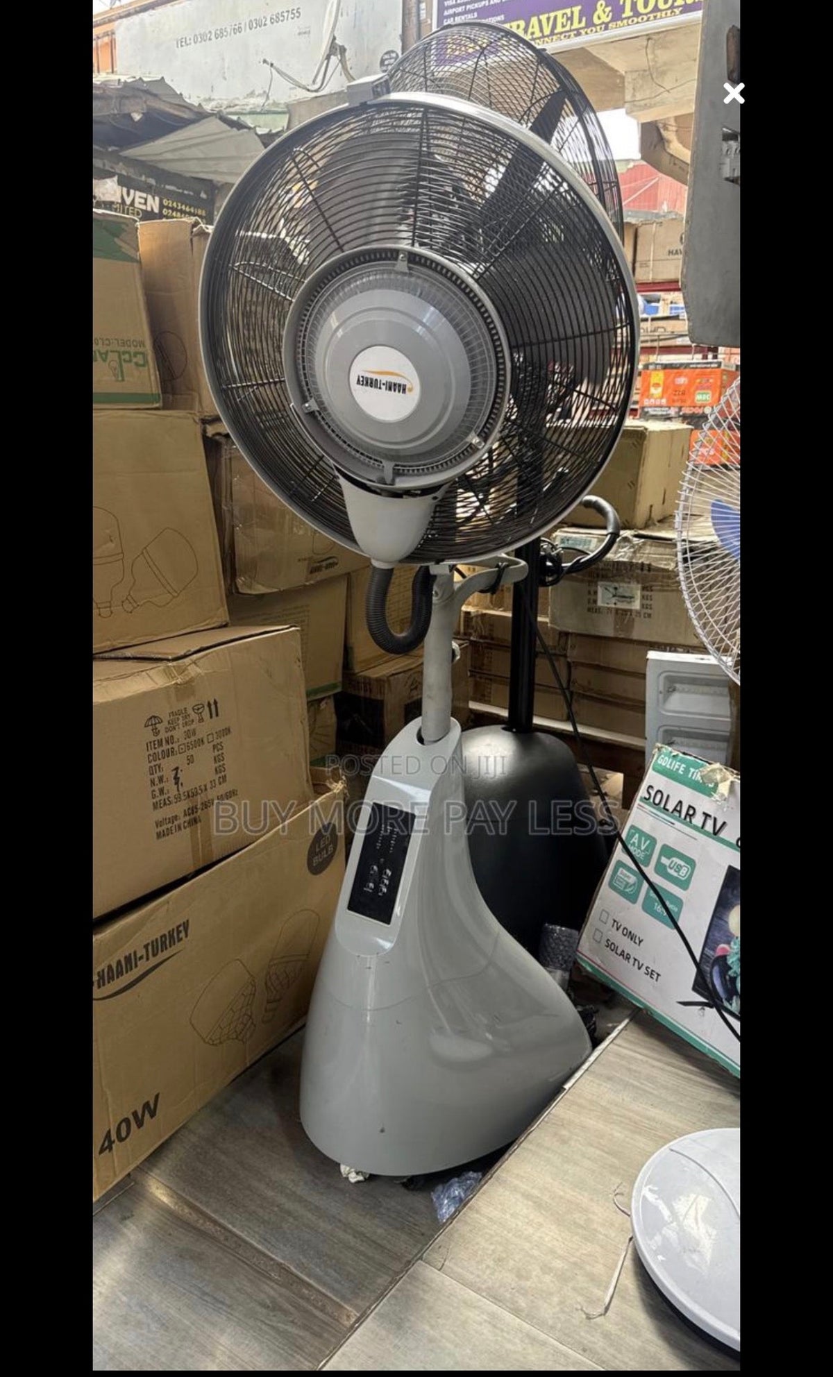 22 inch high quality cooling outdoor mist fan