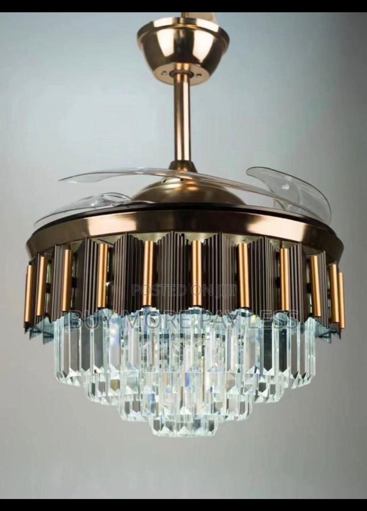 Chandelier with fan