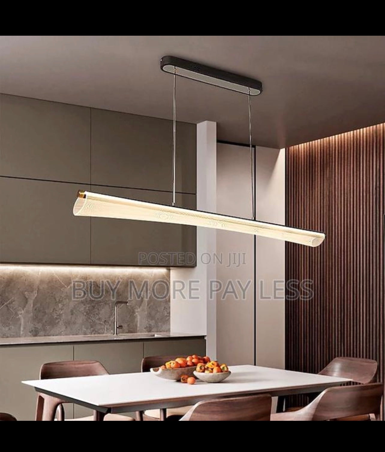 LED acrylic geometric pendant light