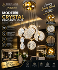 Modern crystal chandelier