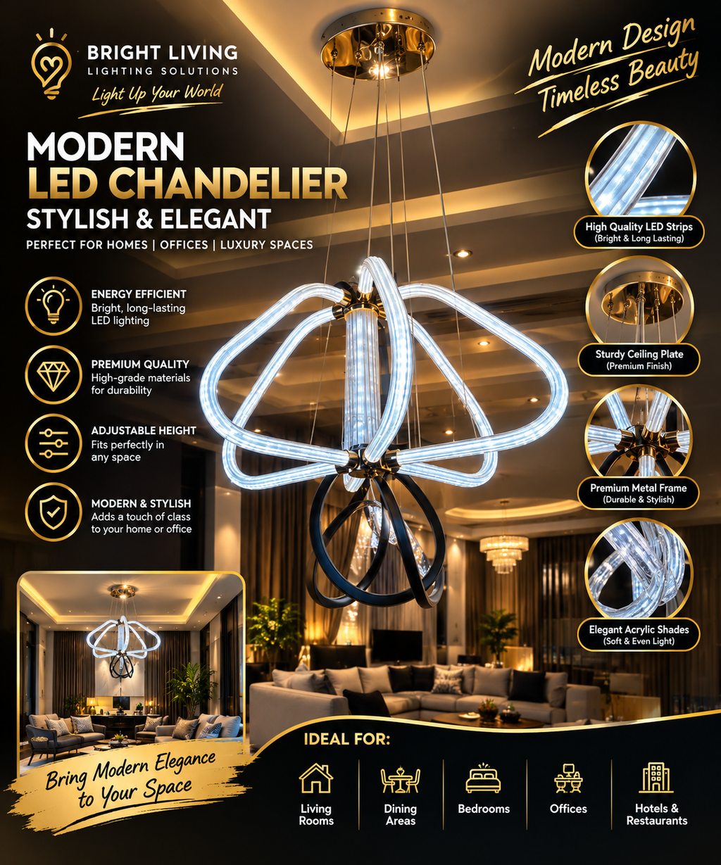 3in1 LED chandelier