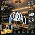 Modern LED chandelier