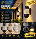 Cast wall light fence light