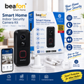 Wireless Smart Video Doorbell with External Bell