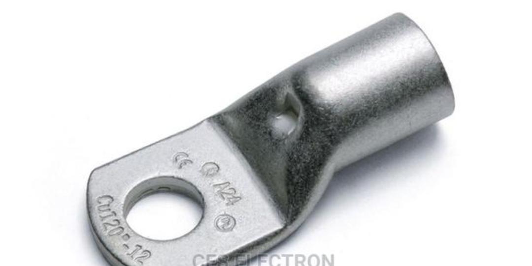Copper tube crimp cable lug