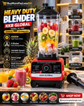 High-power 2-in-1 commercial blender