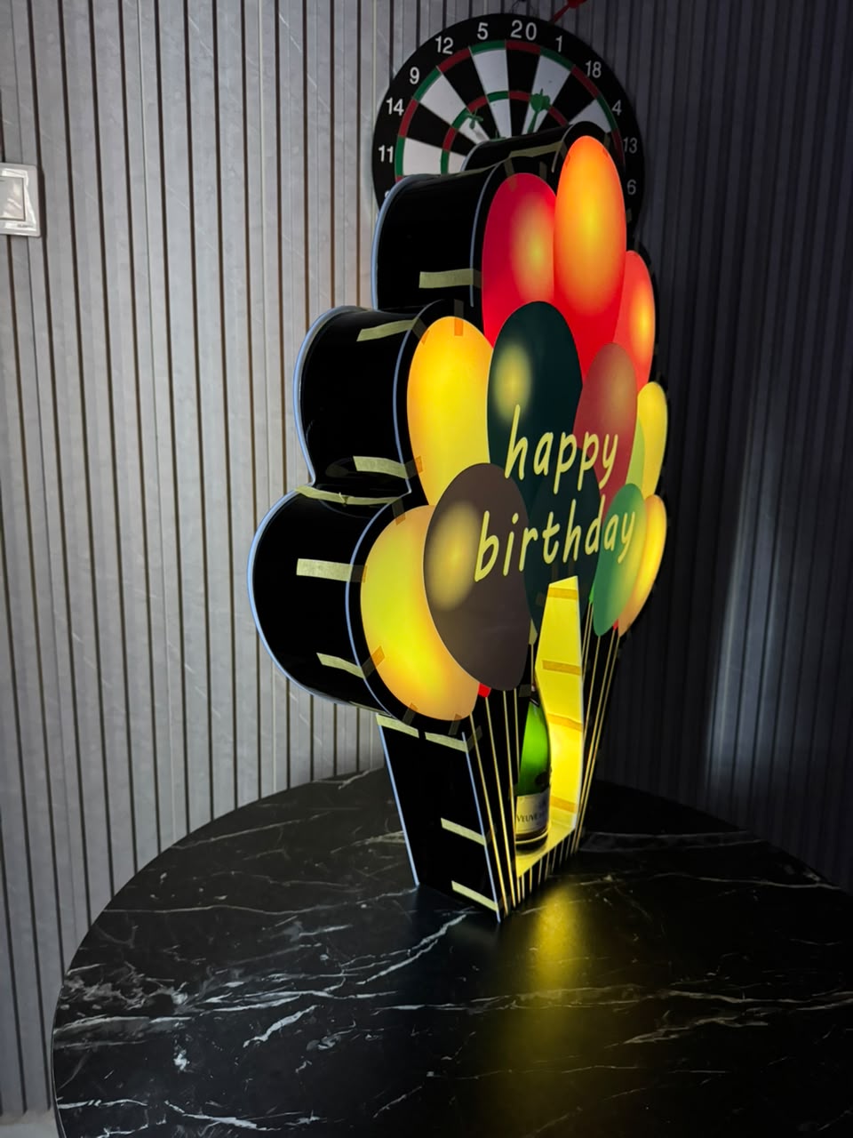 LED Balloon Bottle Presenter