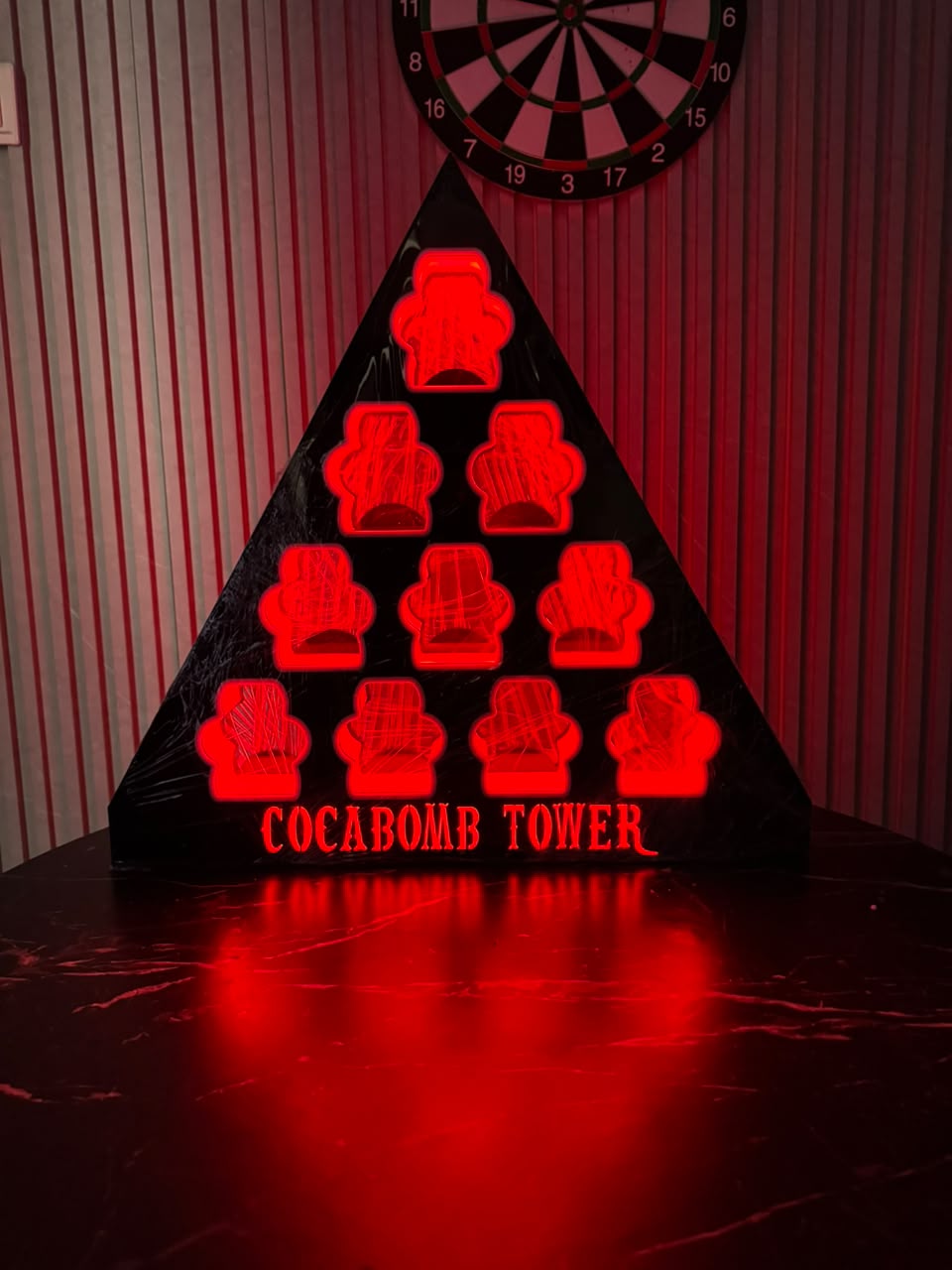 Cocabomb Tower LED display holder