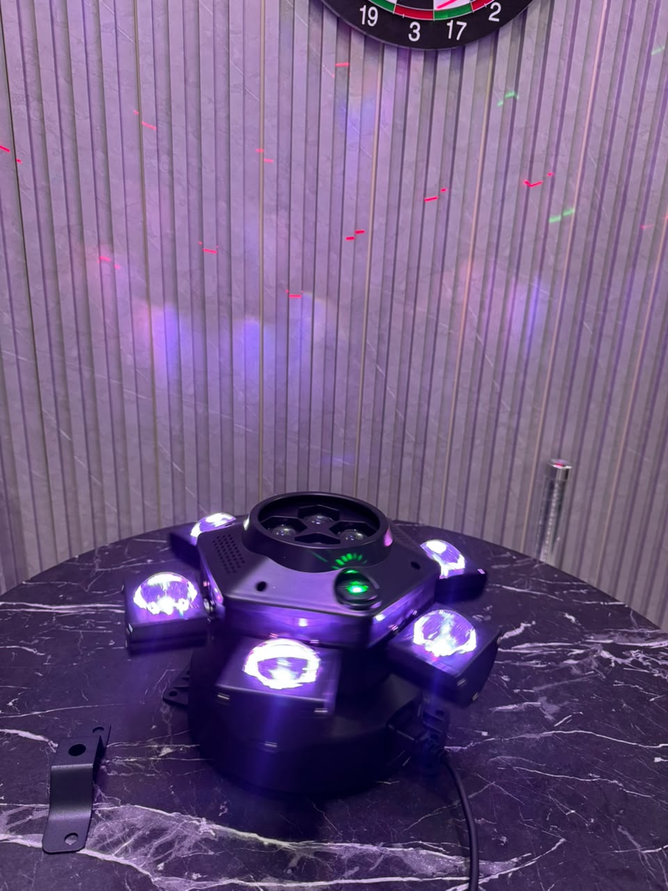 6-arm "bee eye" moving head DJ stage light