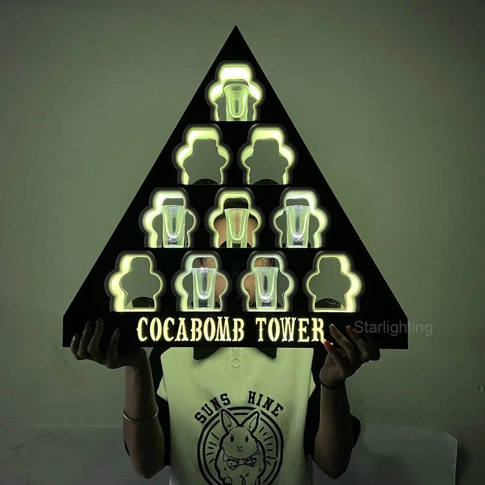 Cocabomb Tower LED display holder