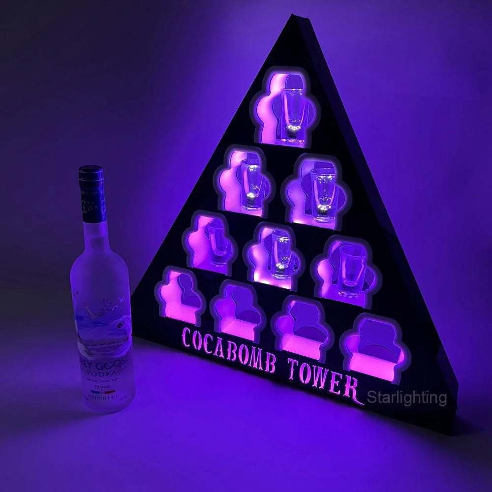 Cocabomb Tower LED display holder