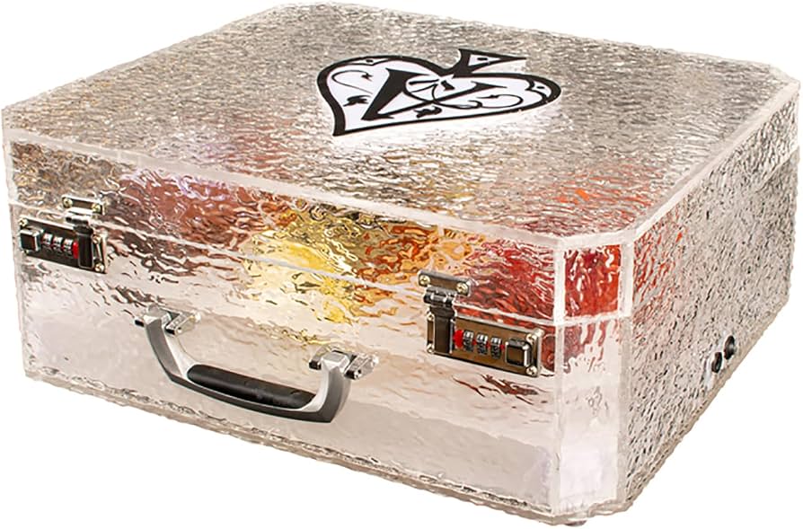 Ace of Spades LED Champagne Presenter Suitcase