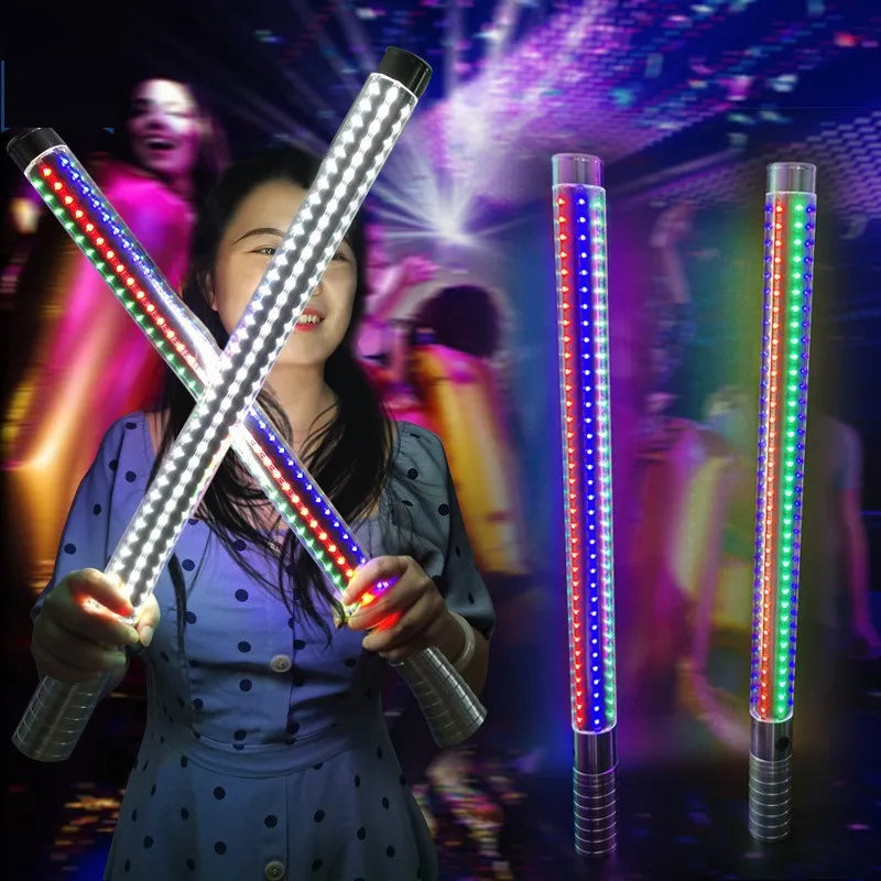 80cm rechargeable LED strobe baton sticks