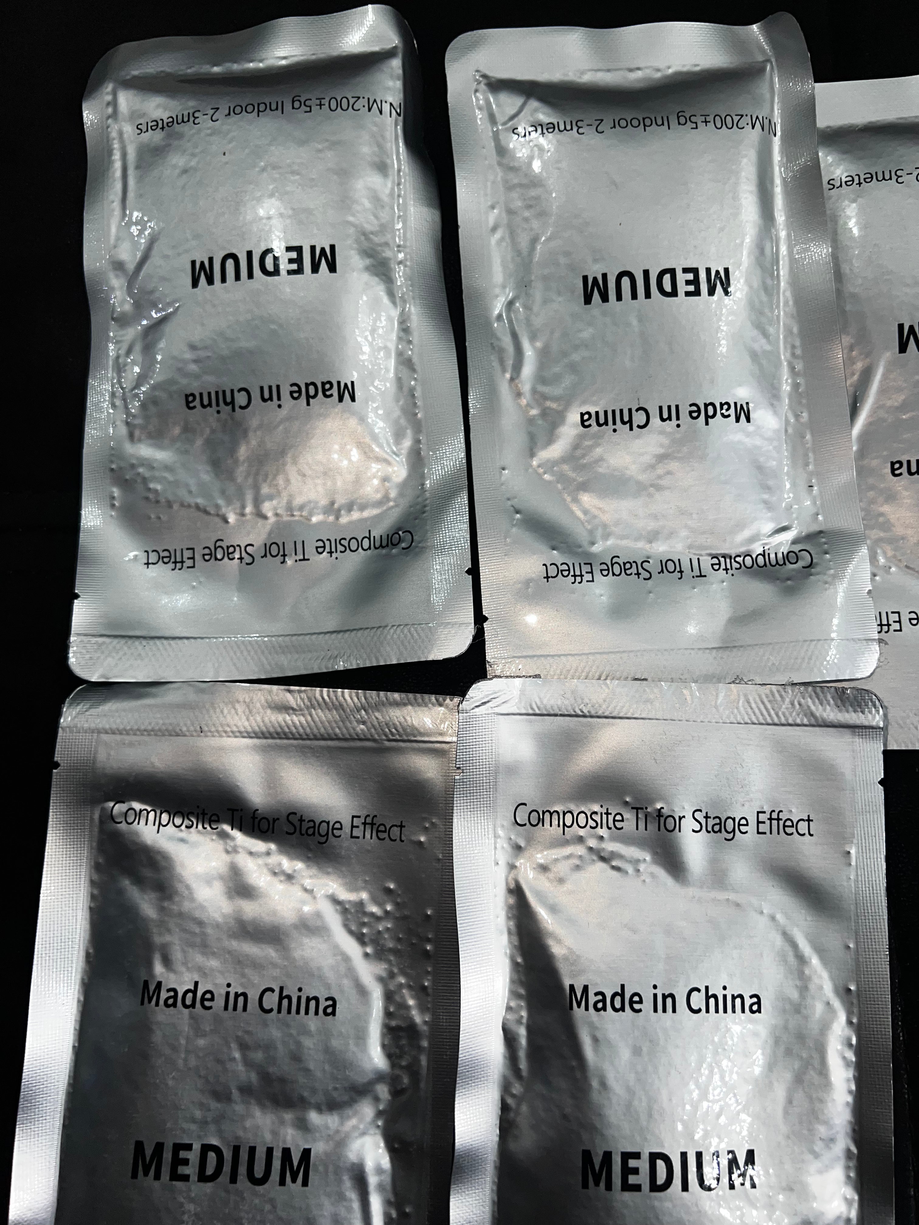 Cold spark machine chemical