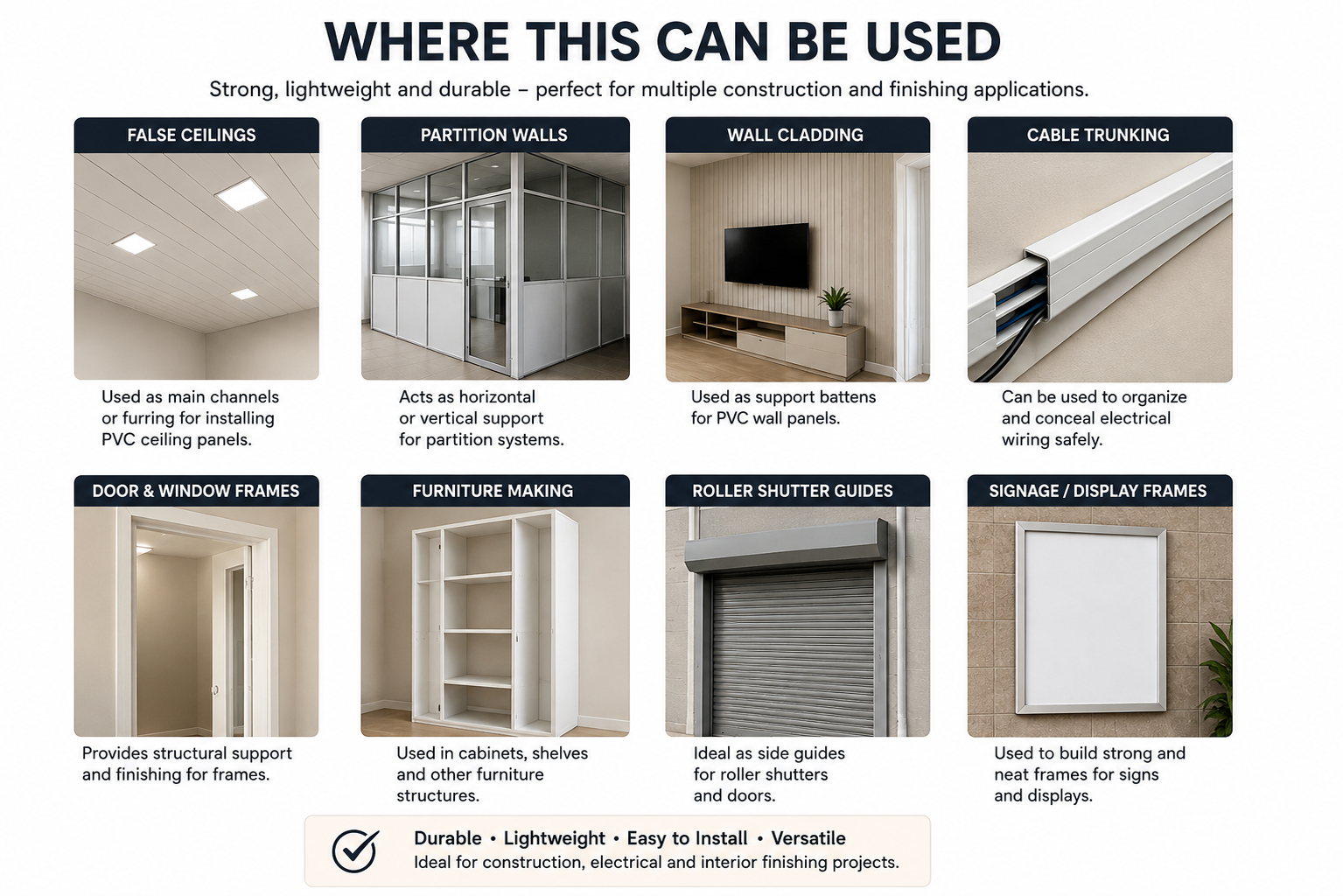 3-Bay Compartment Multisan Floor Trunking