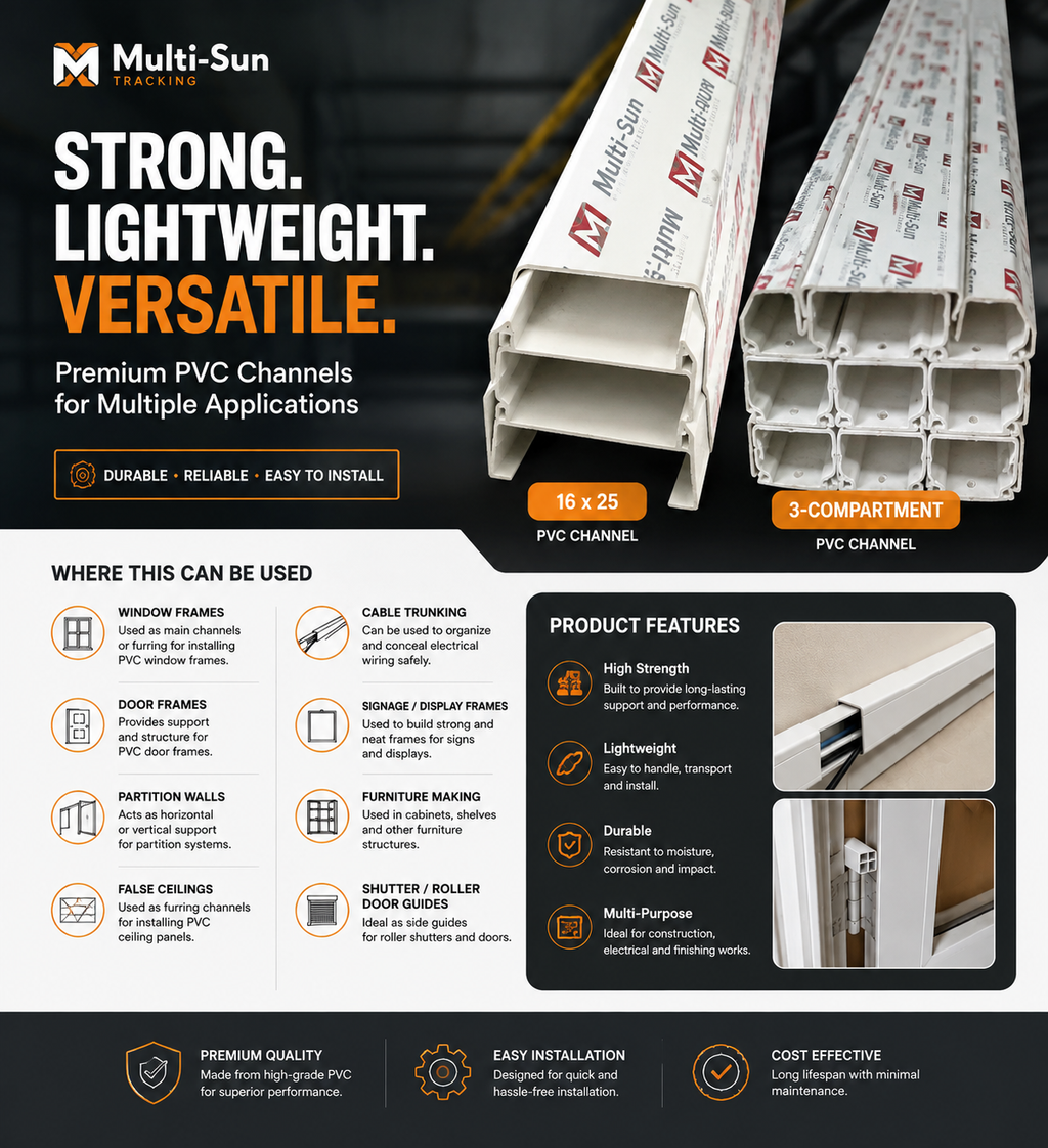 3-Bay Compartment Multisan Floor Trunking