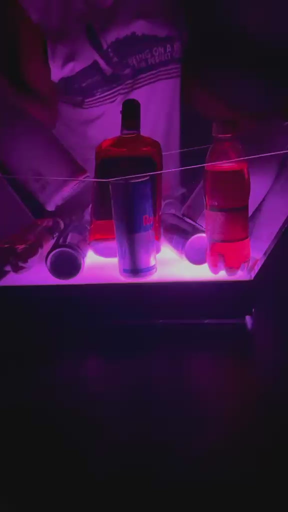 boat-shaped, color-changing LED ice bucket
